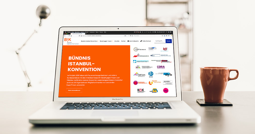 Website Bündnis Istanbul-Konvention (BIK)