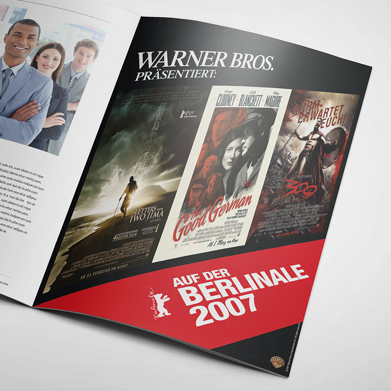 Warner Bros. Berlinale Anzeige